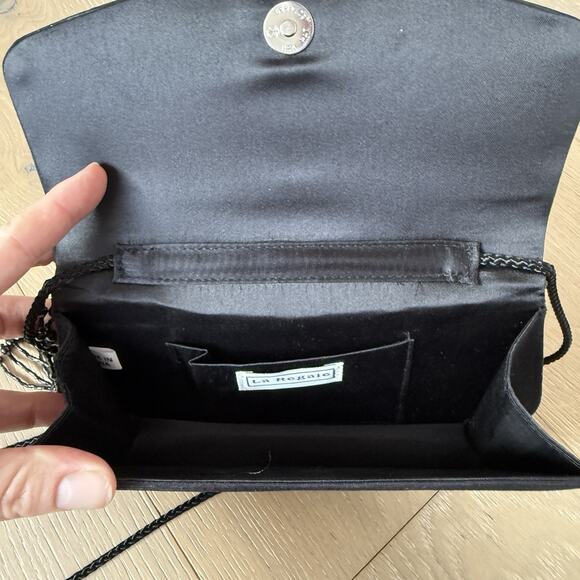 Vintage 90s Y2K Mini Embellished Purse Beaded Fancy Shoulder Bag Evening Clutch - Picture 3 of 9